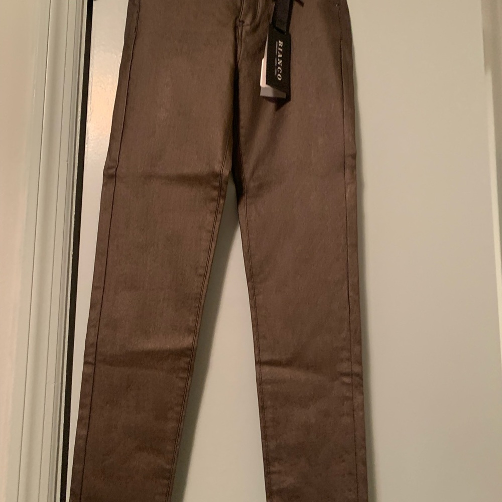 Faux leather vegan 5 pocket